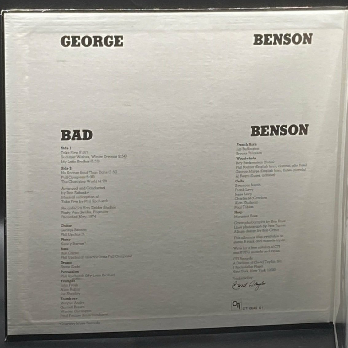 George Benson - Bad Benson