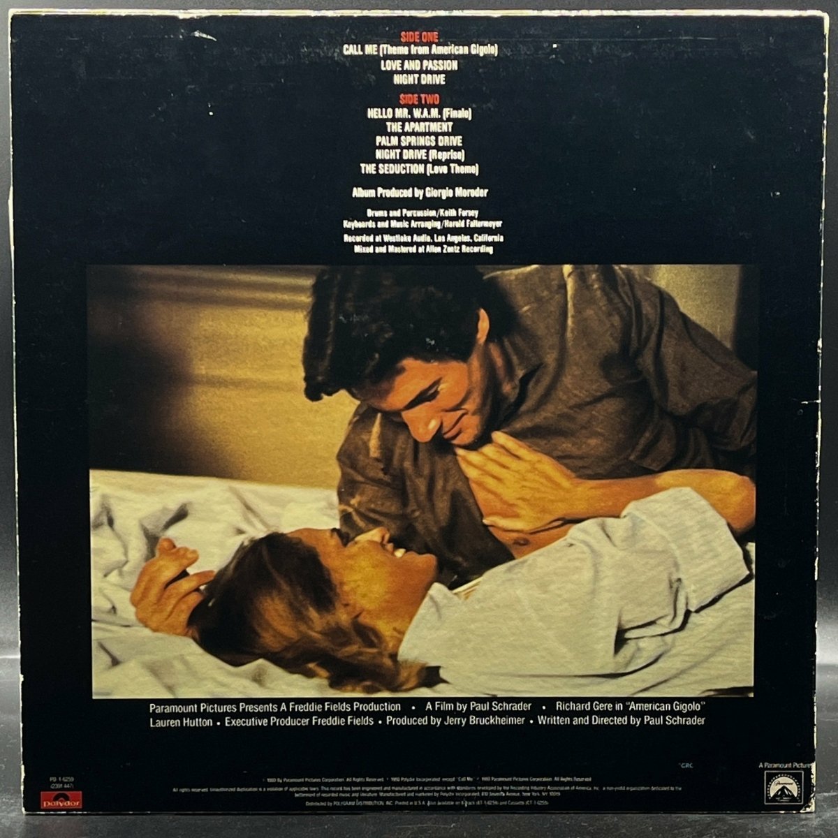 Giorgio Moroder - American Gigolo (Original Soundtrack Recording)