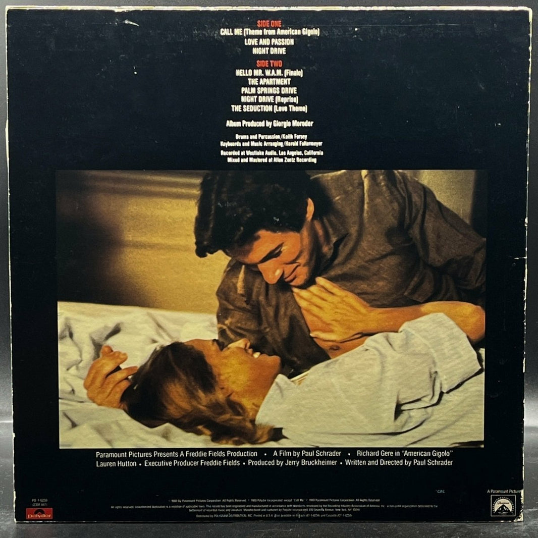 Giorgio Moroder - American Gigolo (Original Soundtrack Recording)