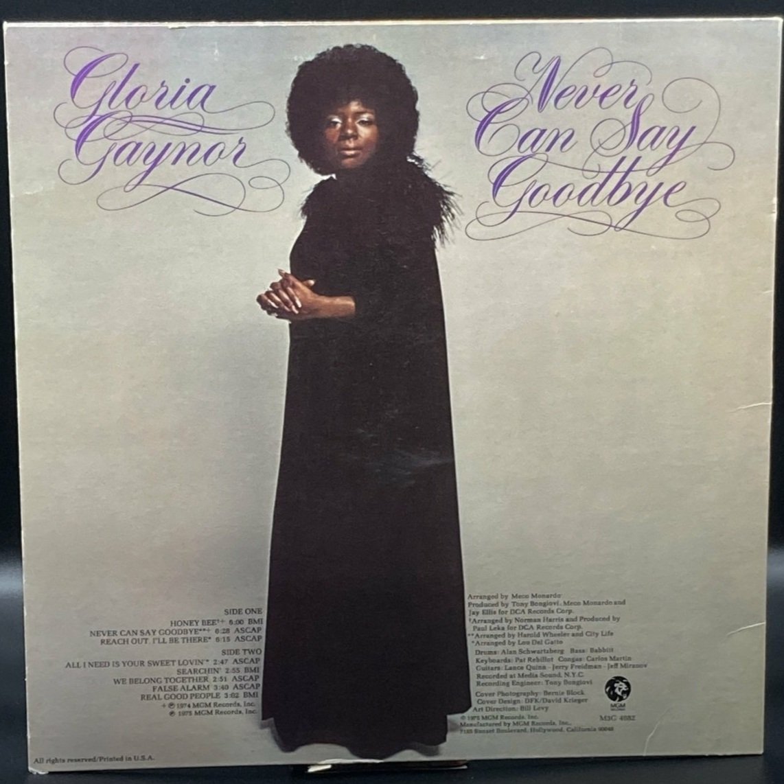 Gloria Gaynor - Never Can Say Goodbye