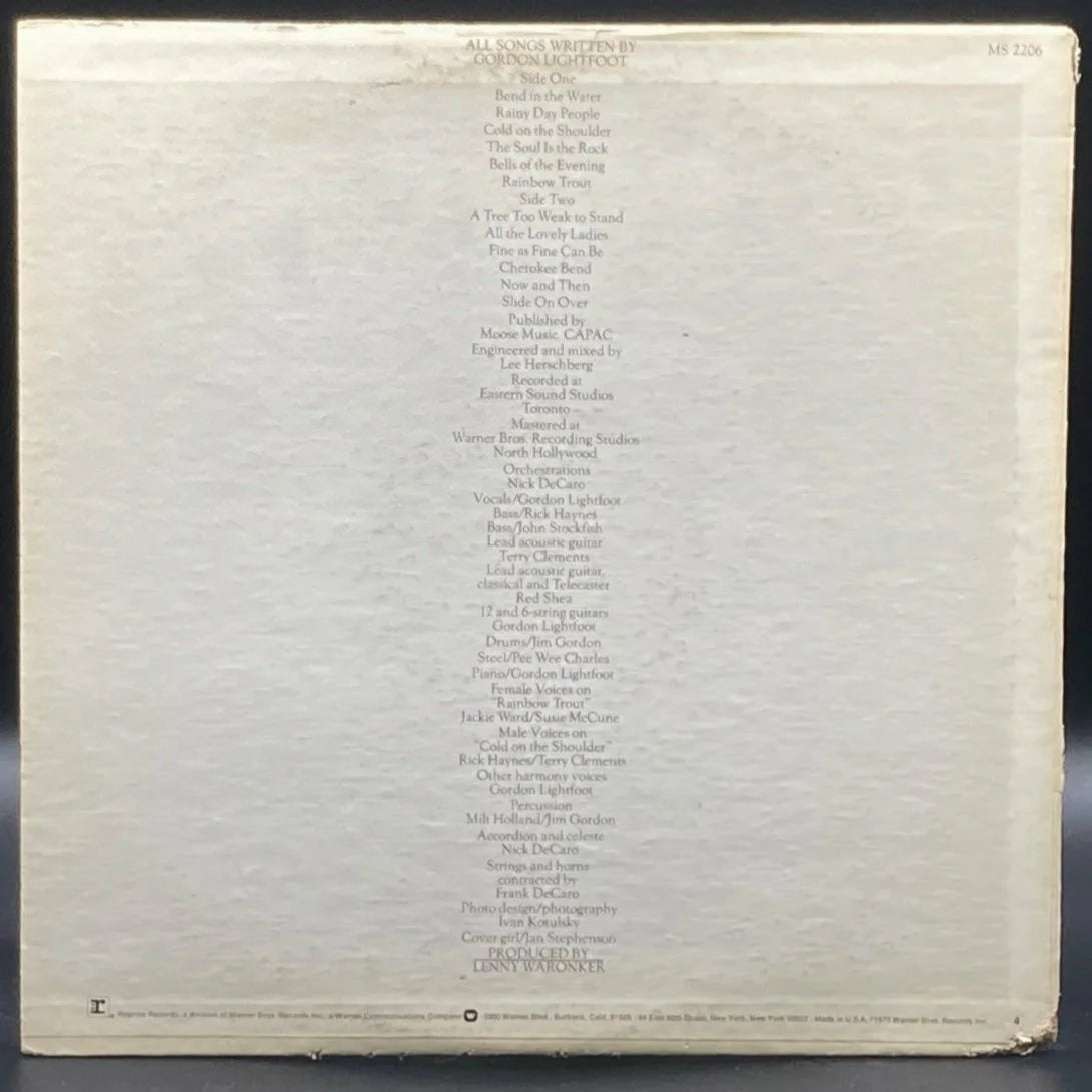 Gordon Lightfoot - Cold on the Shoulder