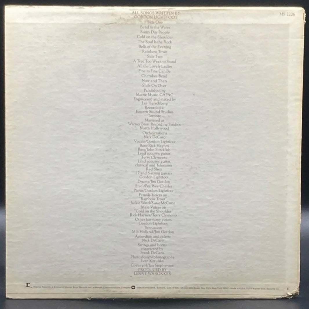 Gordon Lightfoot - Cold on the Shoulder