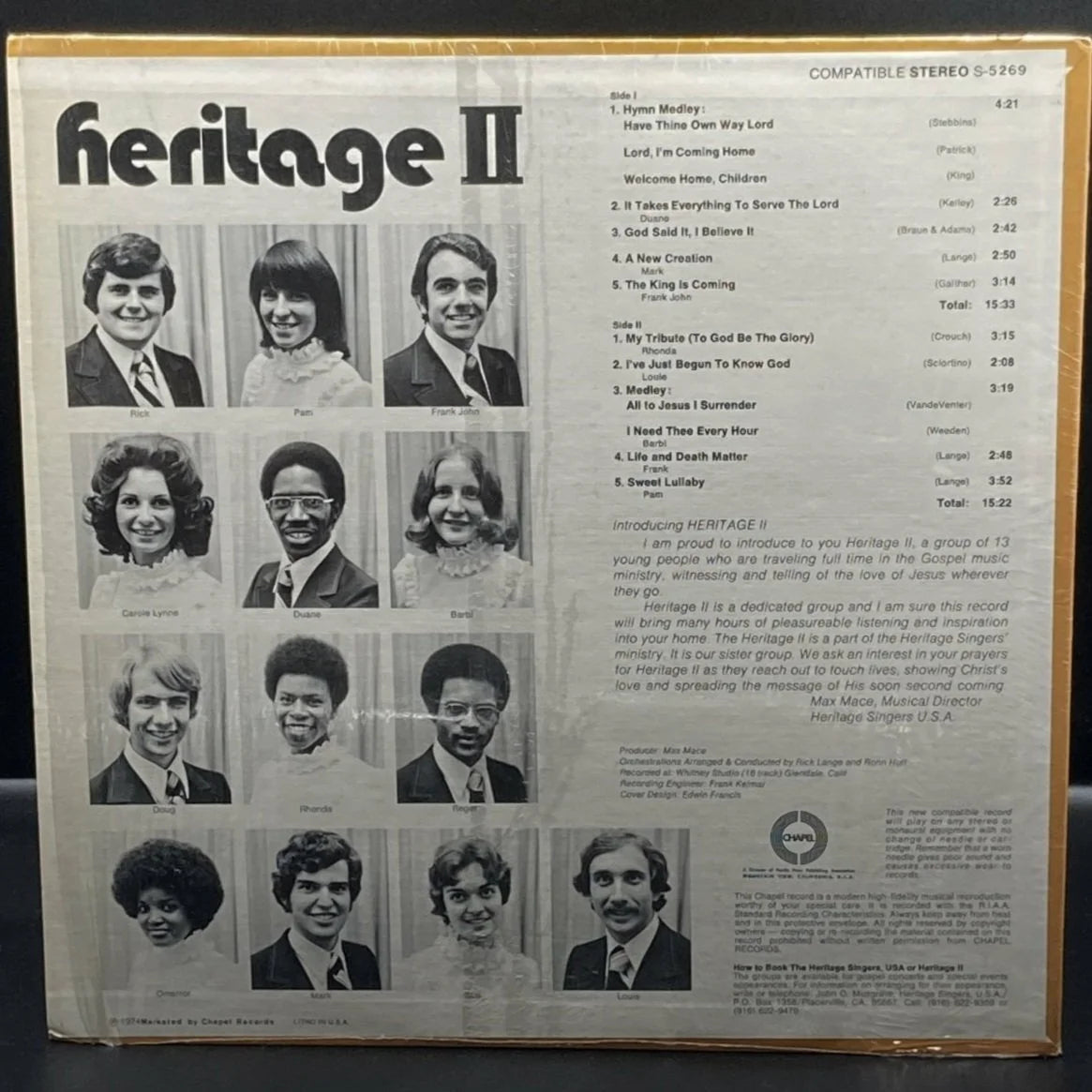 Heritage II - To God Be The Glory