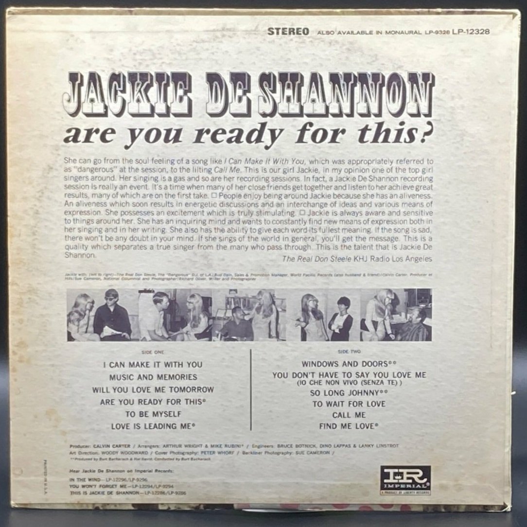 Jackie DeShannon - Are You Ready For This?