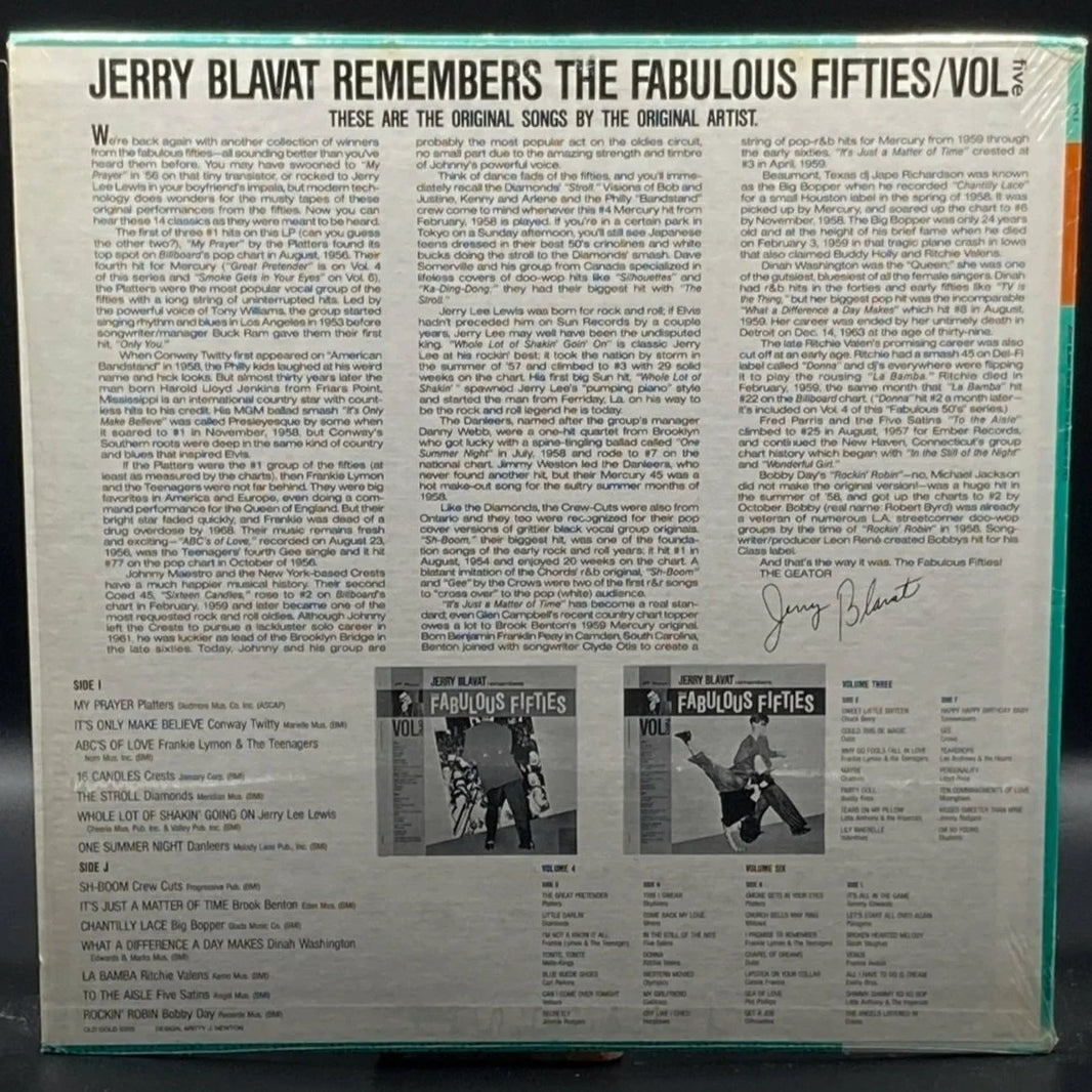 Jerry Blavat Remembers The Fabulous 50's, Vol. V