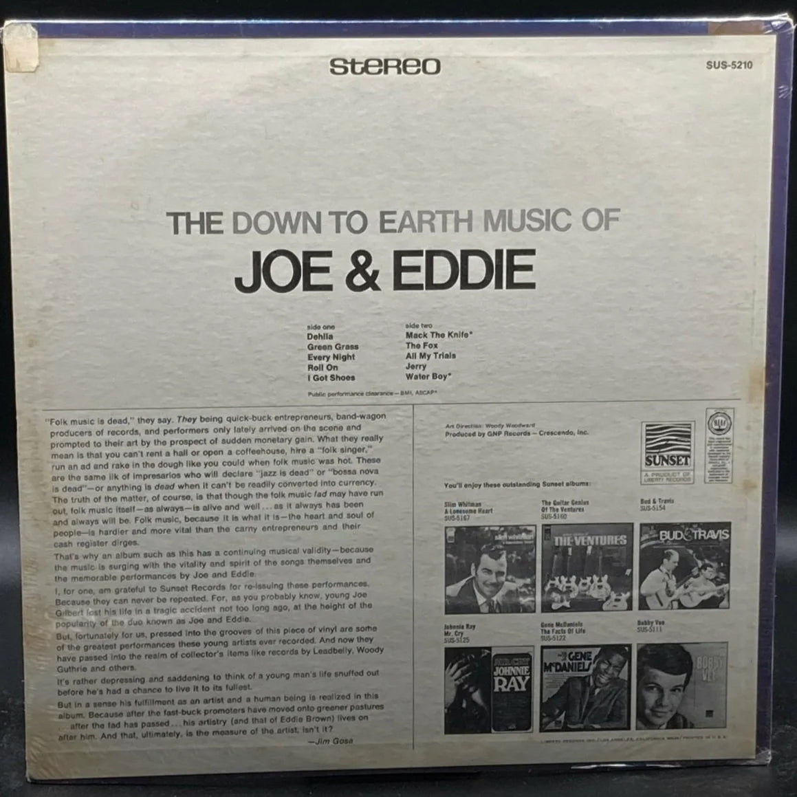 Joe & Eddie - Down To Earth