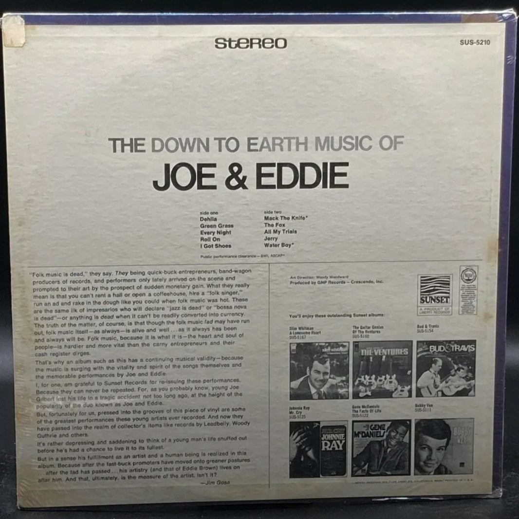 Joe & Eddie - Down To Earth