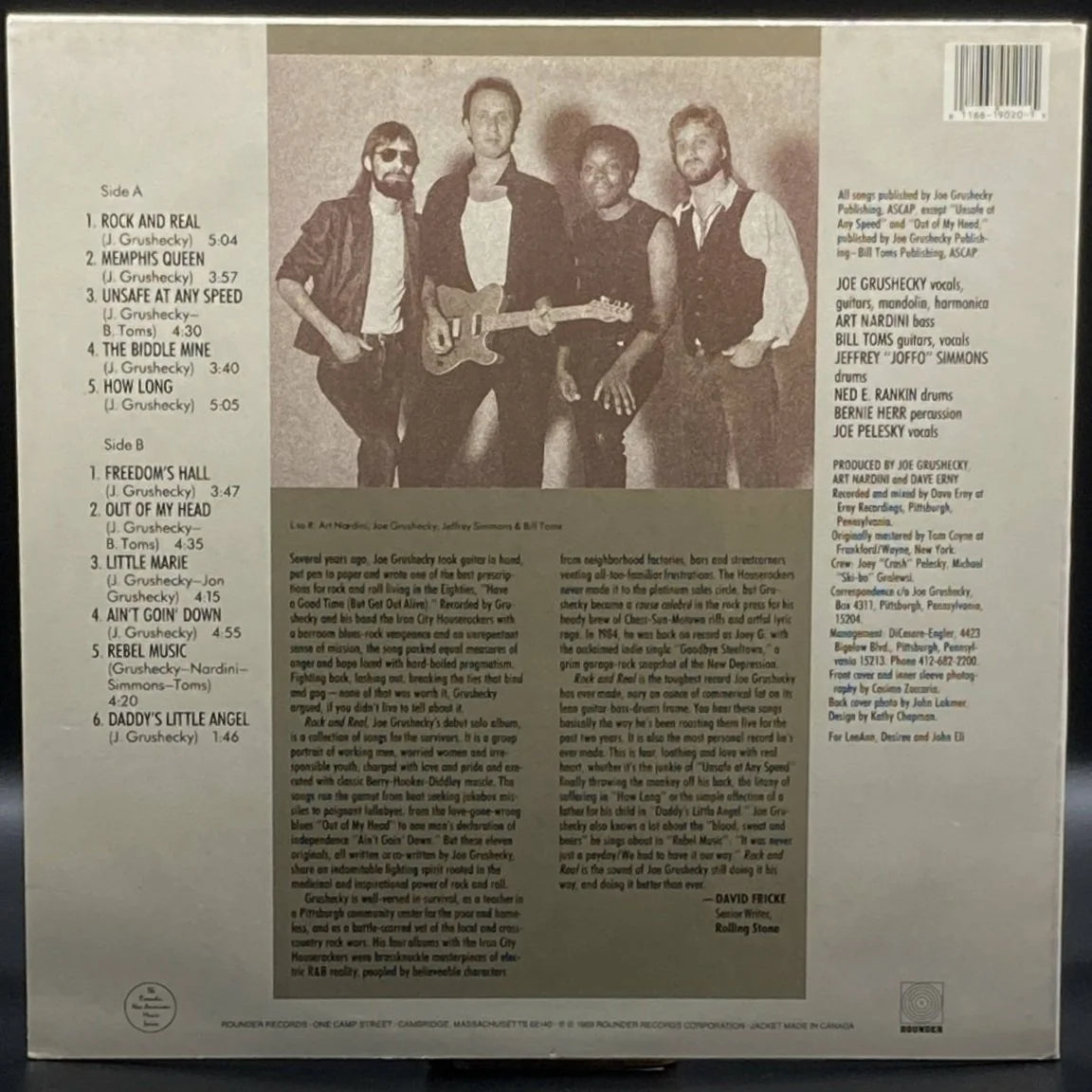 Joe Grushecky & The Houserockers - Rock And Real