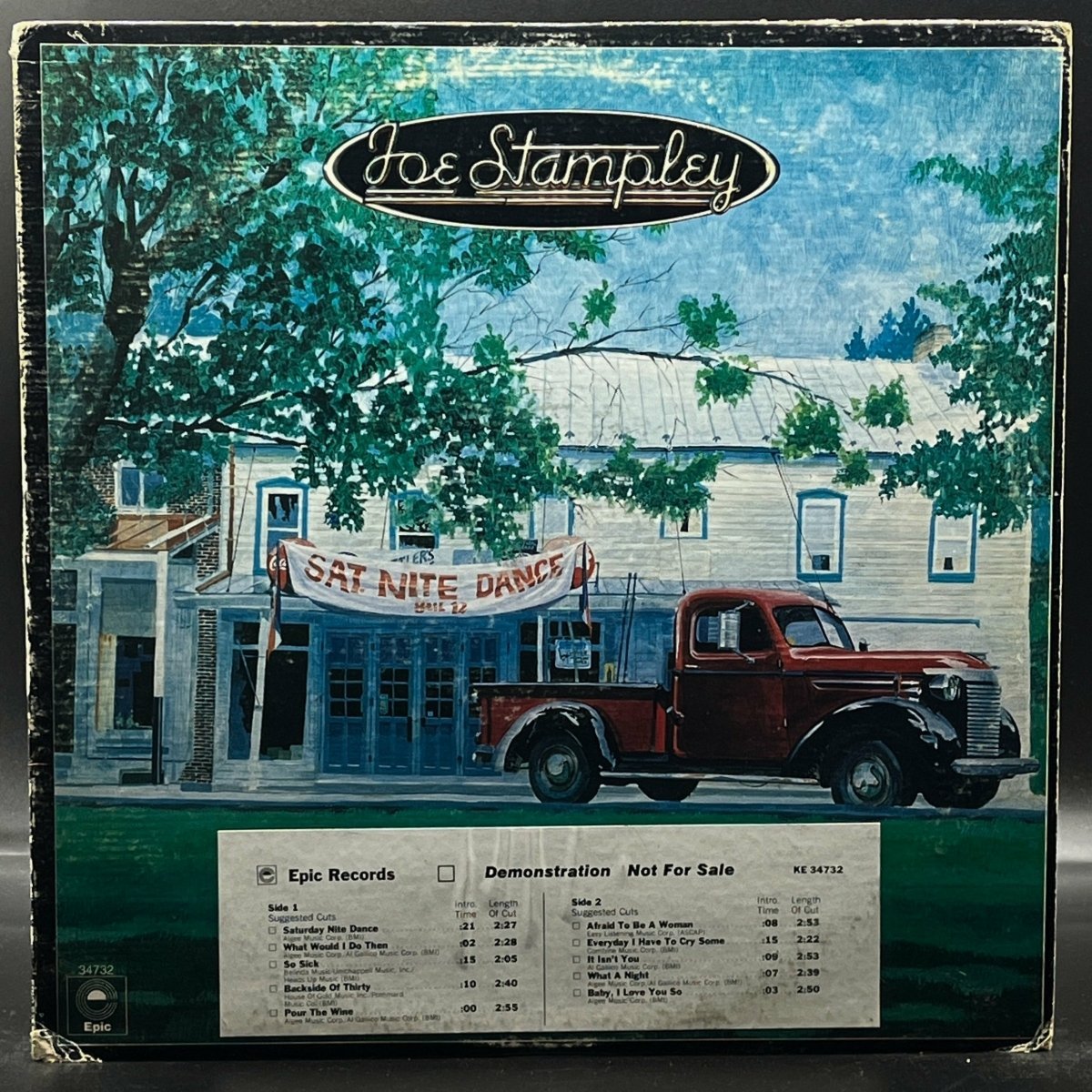 Joe Stampley - Sat. Nite Dance