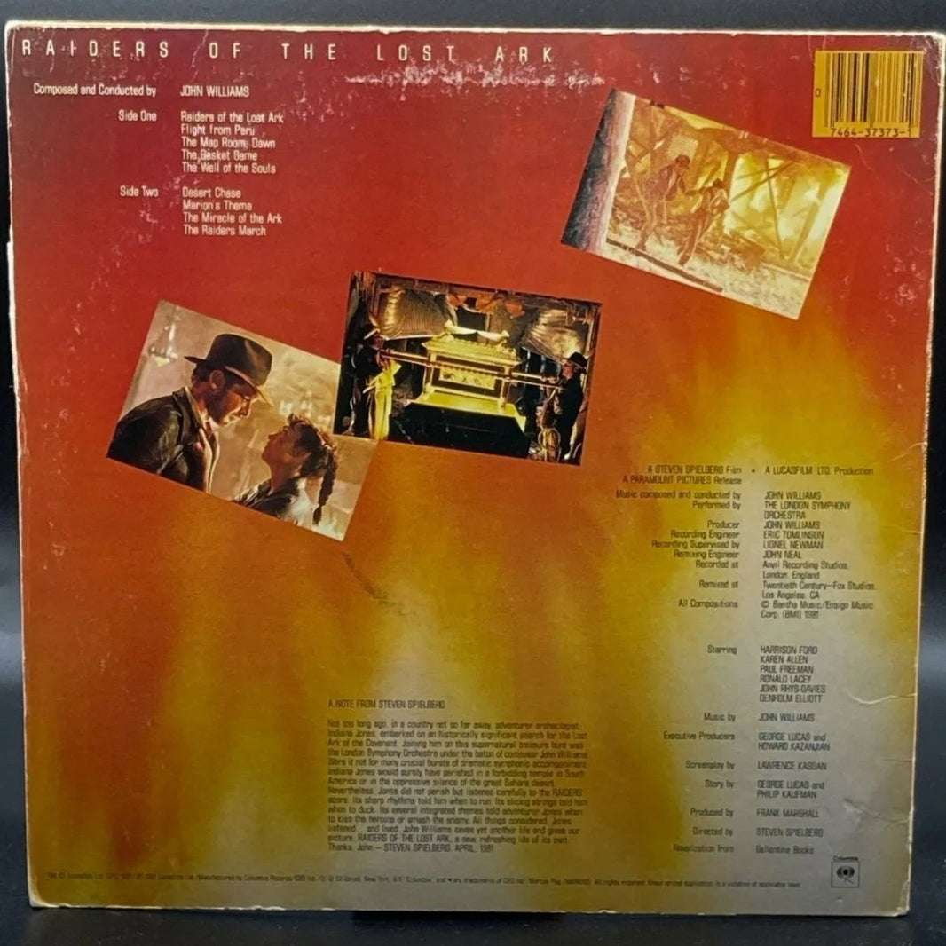 John Williams - Raiders Of The Lost Ark (Original Motion Picture Soundtrack)