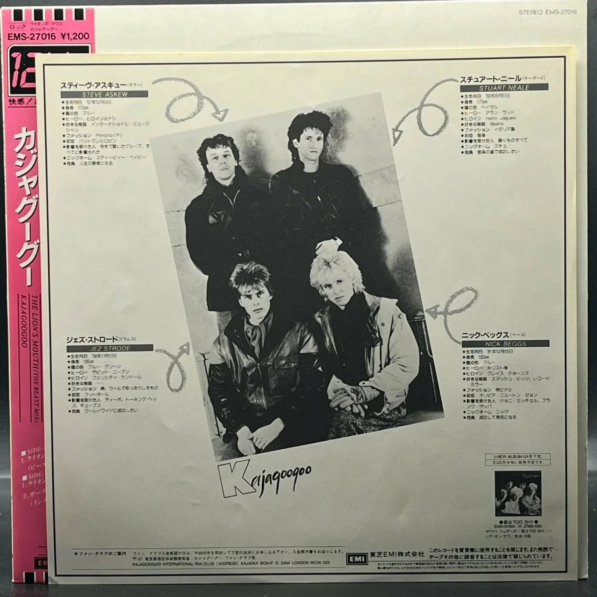 Kajagoogoo - The Lion's Mouth (The Beast Mix Single)