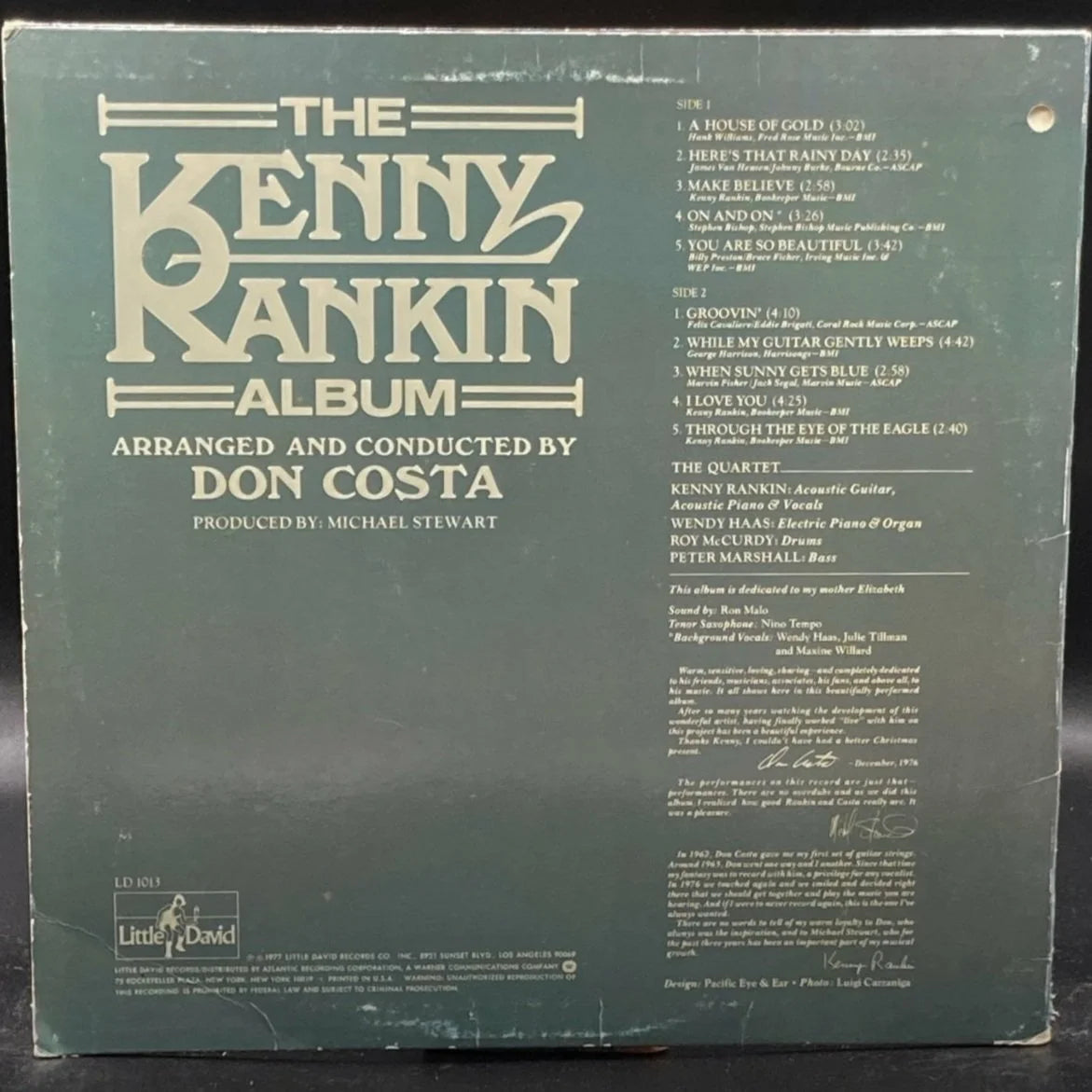 Kenny Rankin - The Kenny Rankin Album
