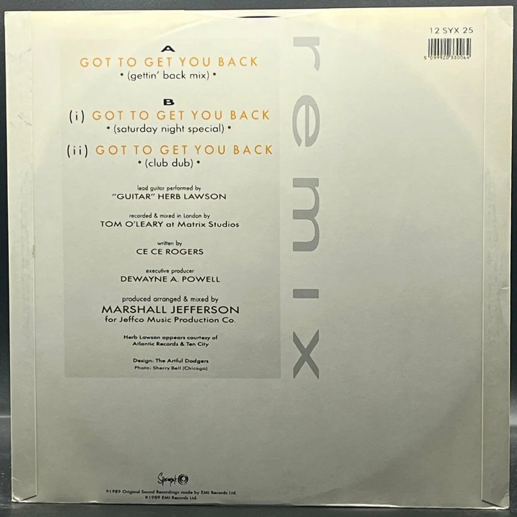 Kym Mazelle - Got To Get You Back (Remix Single)