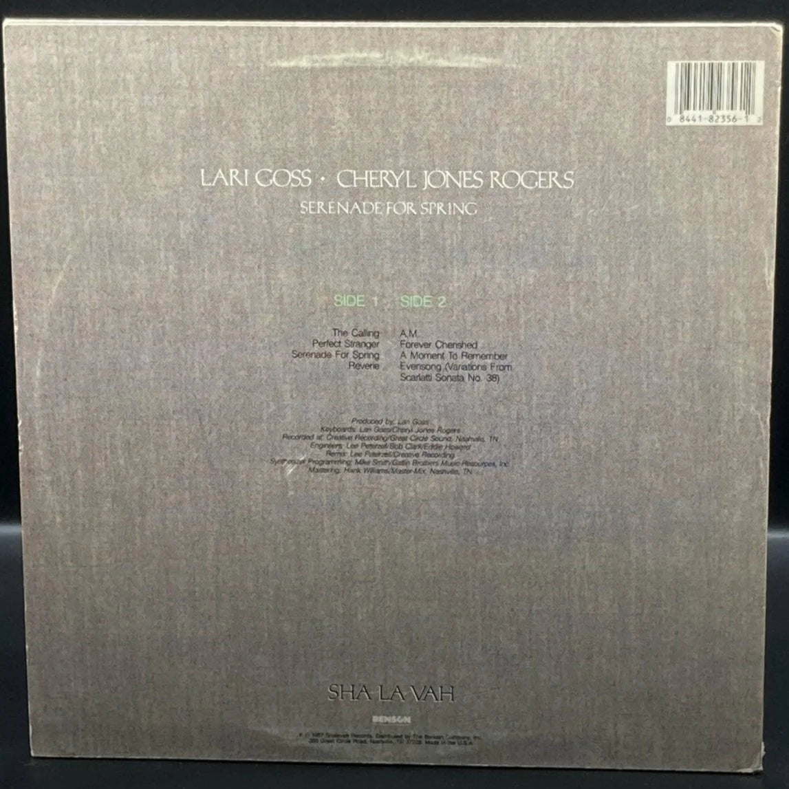 Lari Goss/Cheryl Jones Rogers - Serenade For Spring: Synthesized Keyboards