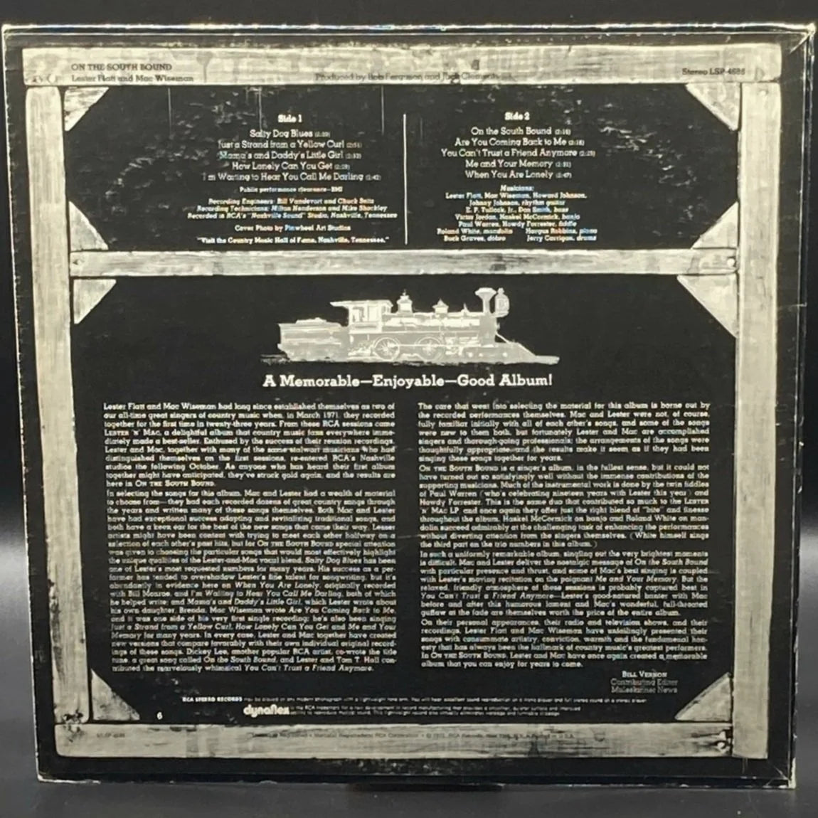 Lester Flatt & Mac Wiseman - On The South Bound