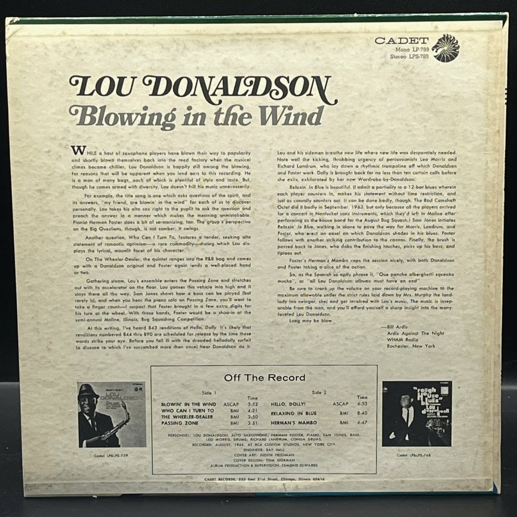 Lou Donaldson - Blowing in the Wind