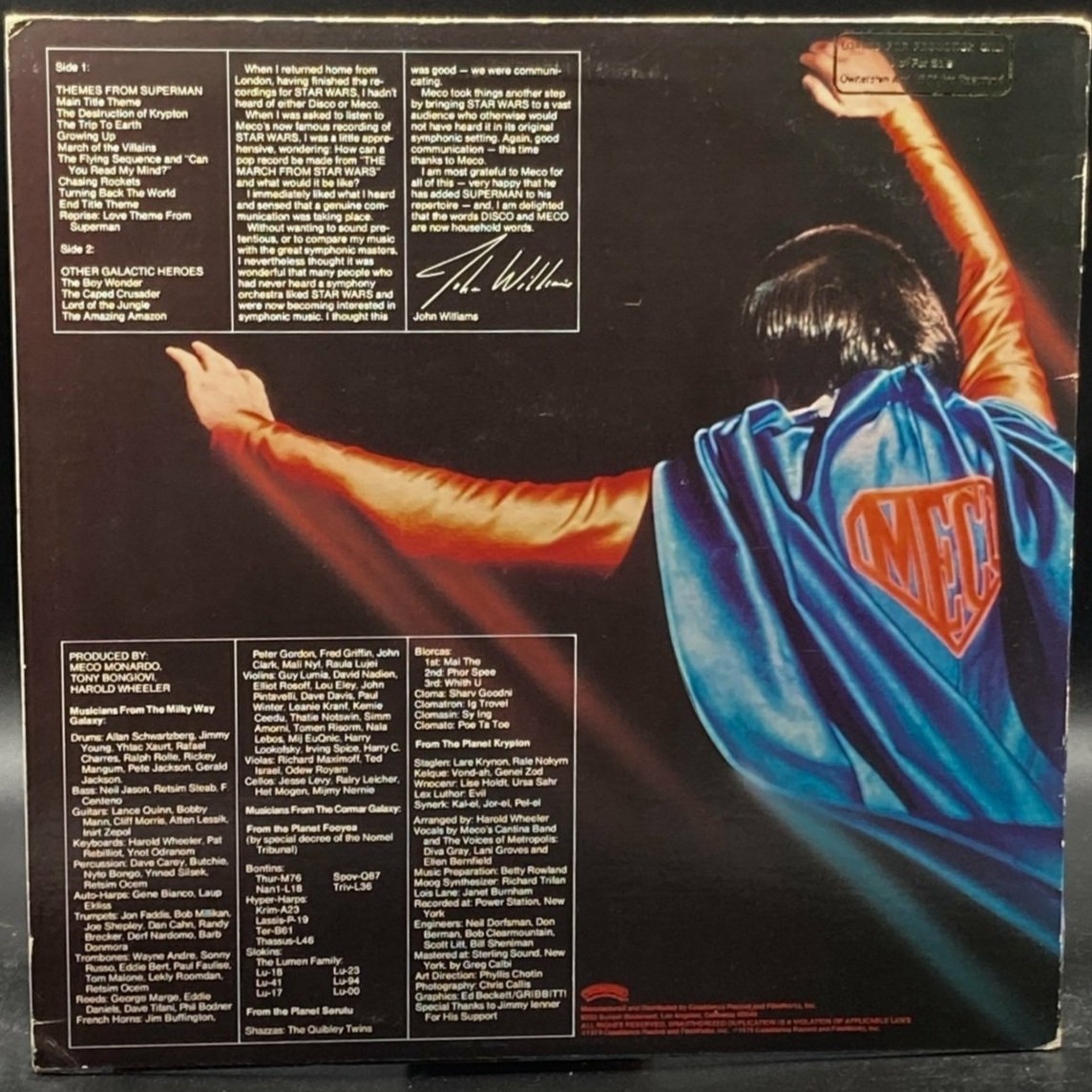 Meco - Superman And Other Galactic Heroes