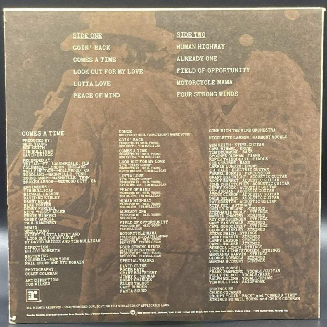 Neil Young - Comes a Time