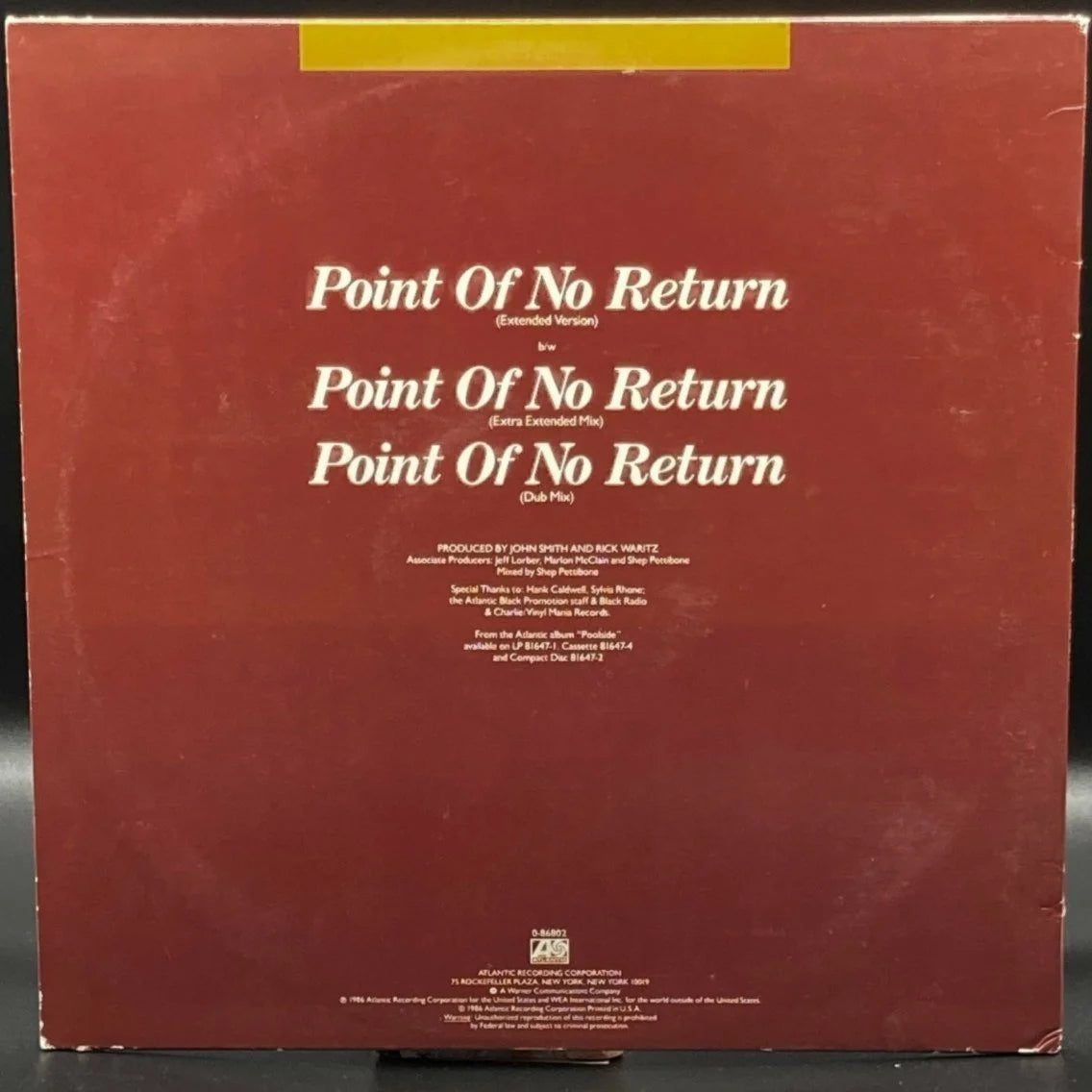 Nu Shooz - Point Of No Return (Single)