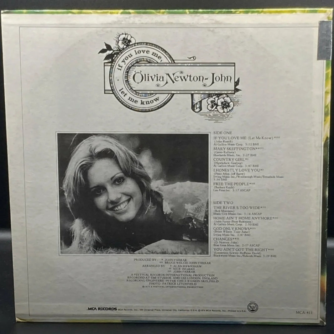 Olivia Newton-John - If You Love Me Let Me Know