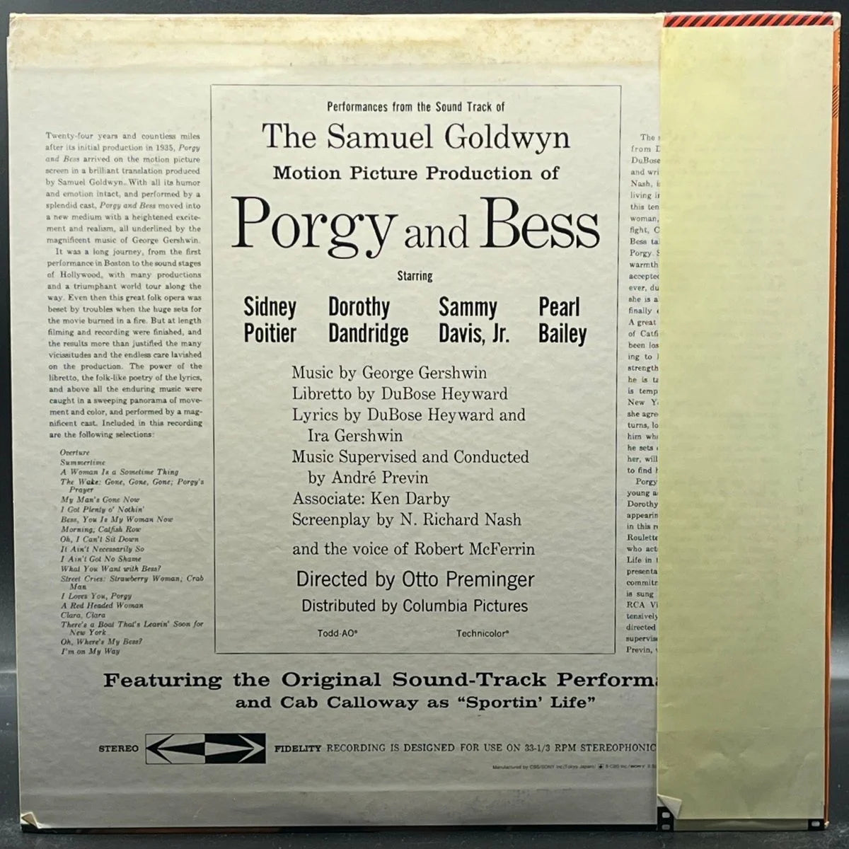 Porgy And Bess (An Original Soundtrack Recording)