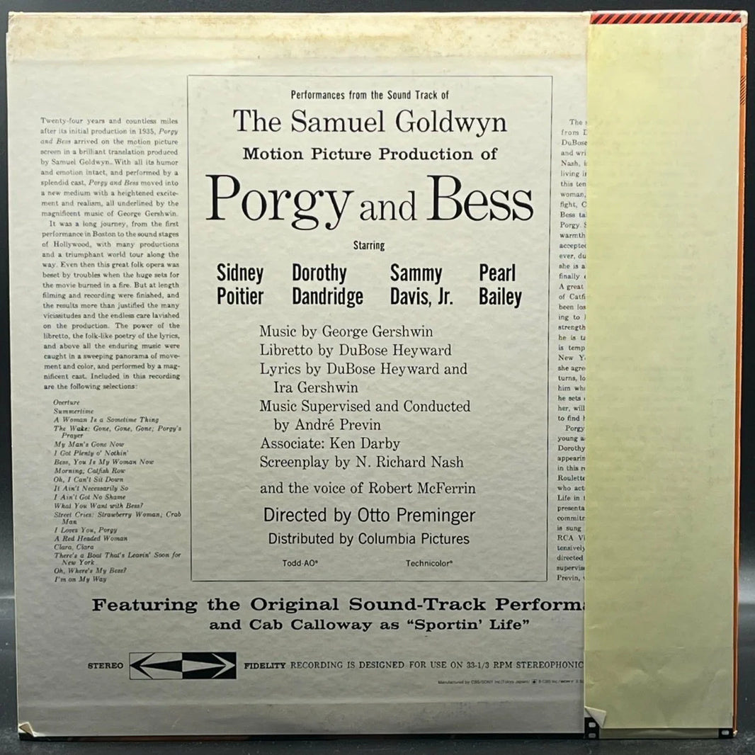 Porgy And Bess (An Original Soundtrack Recording)