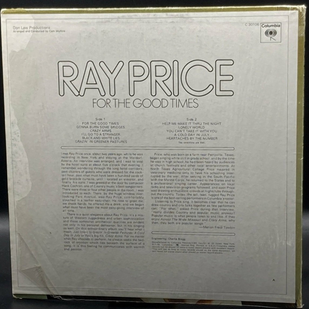 Ray Price - For The Good Times