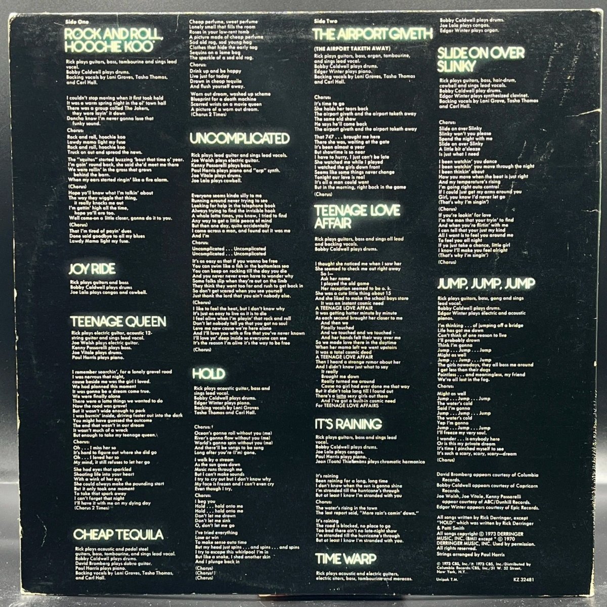 Rick Derringer - All American Boy