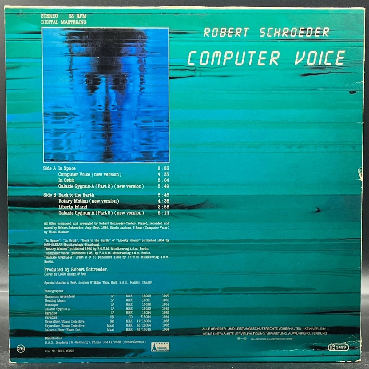 Robert Schroeder - Computer Voice