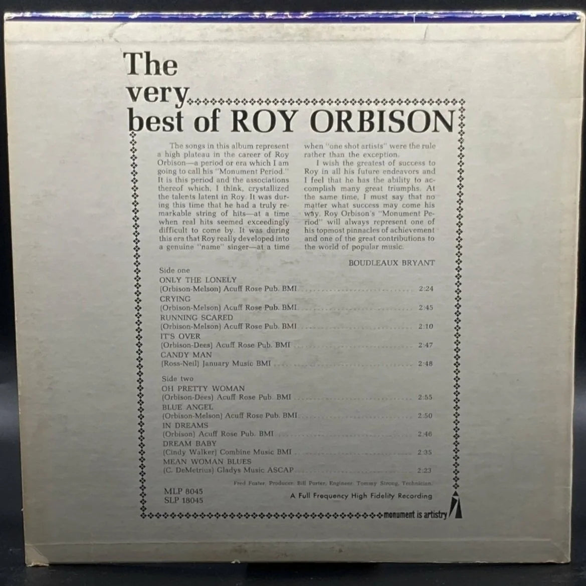 Roy Orbison - The Very Best Of Roy Orbison