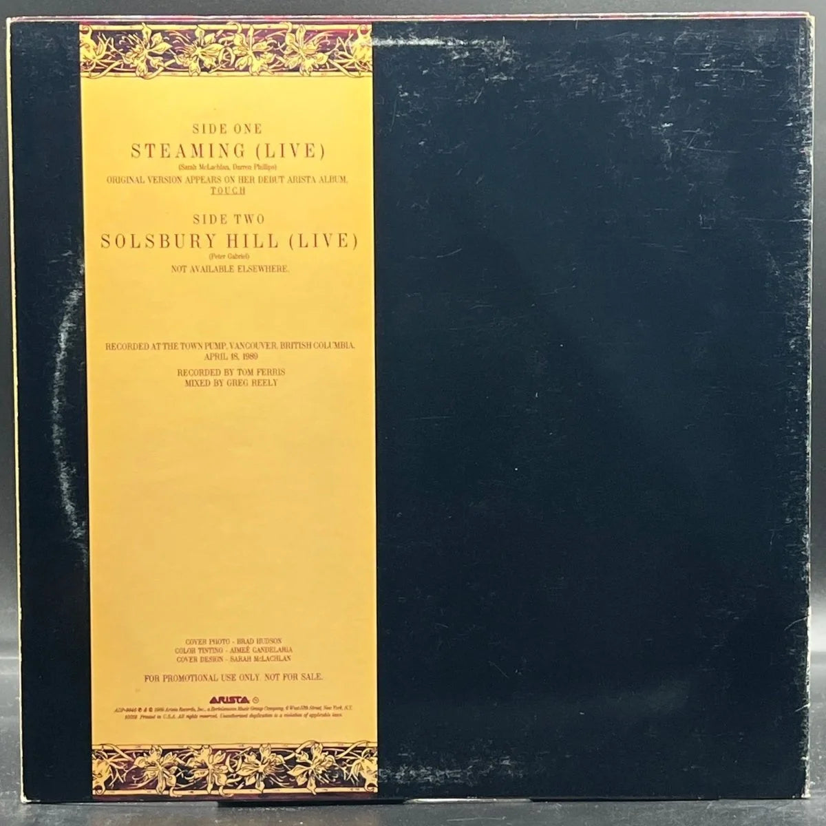 Sarah McLachlan - Live (Single)