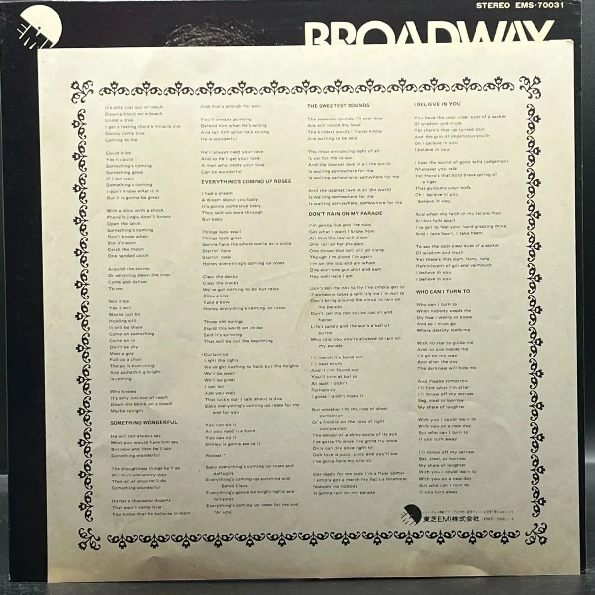 Shirley Bassey - Broadway Bassey's Way