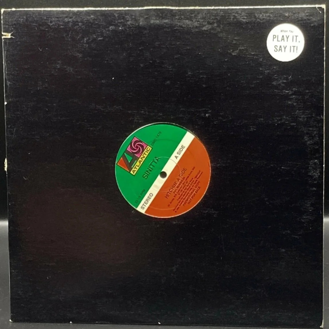 Sinitta - Hitchin' A Ride (Single)
