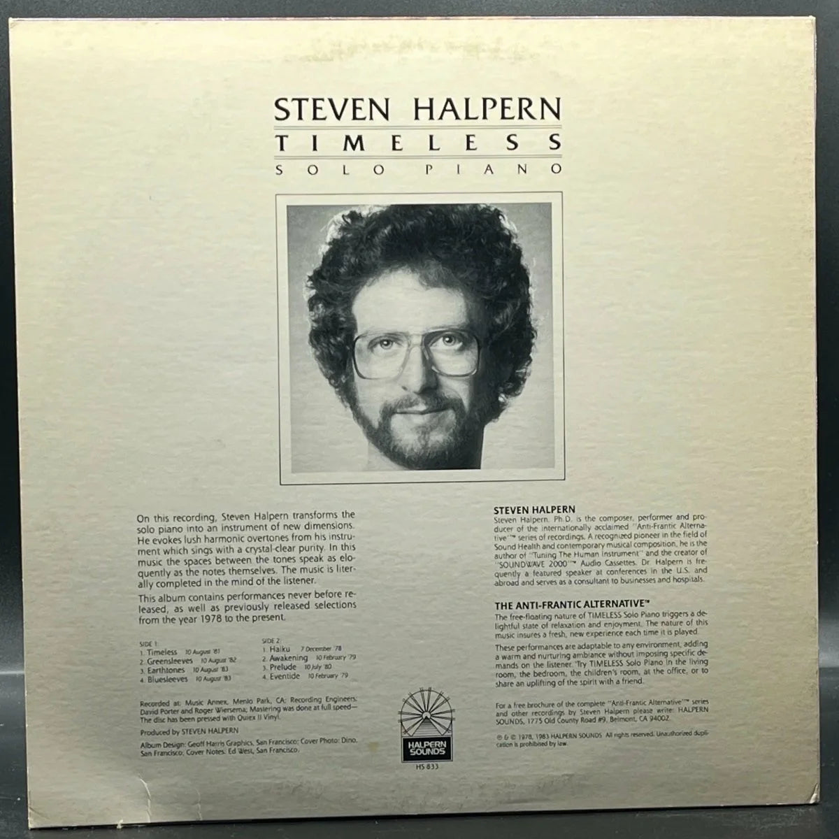 Steven Halpern - Timeless (Solo Piano)
