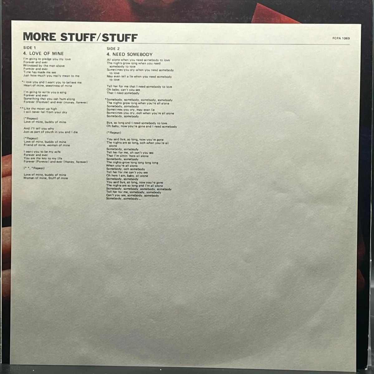 Stuff - More Stuff