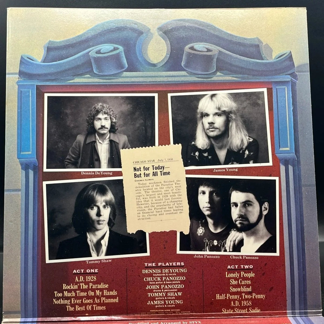 Styx - Paradise Theatre