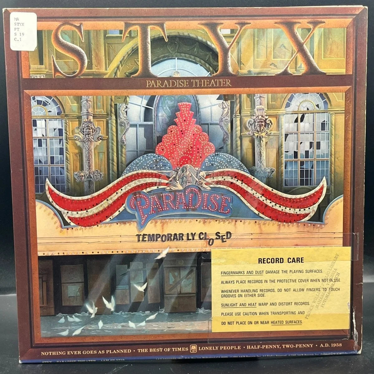 Styx - Paradise Theatre