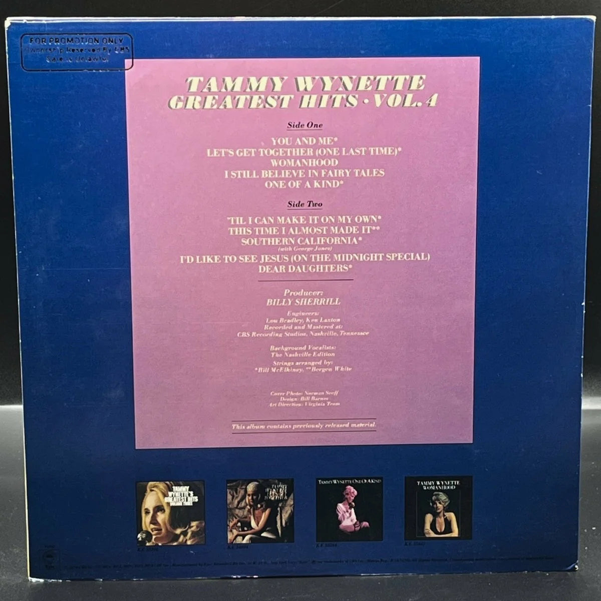 Tammy Wynette - Tammy Wynette's Greatest Hits, Vol. IV
