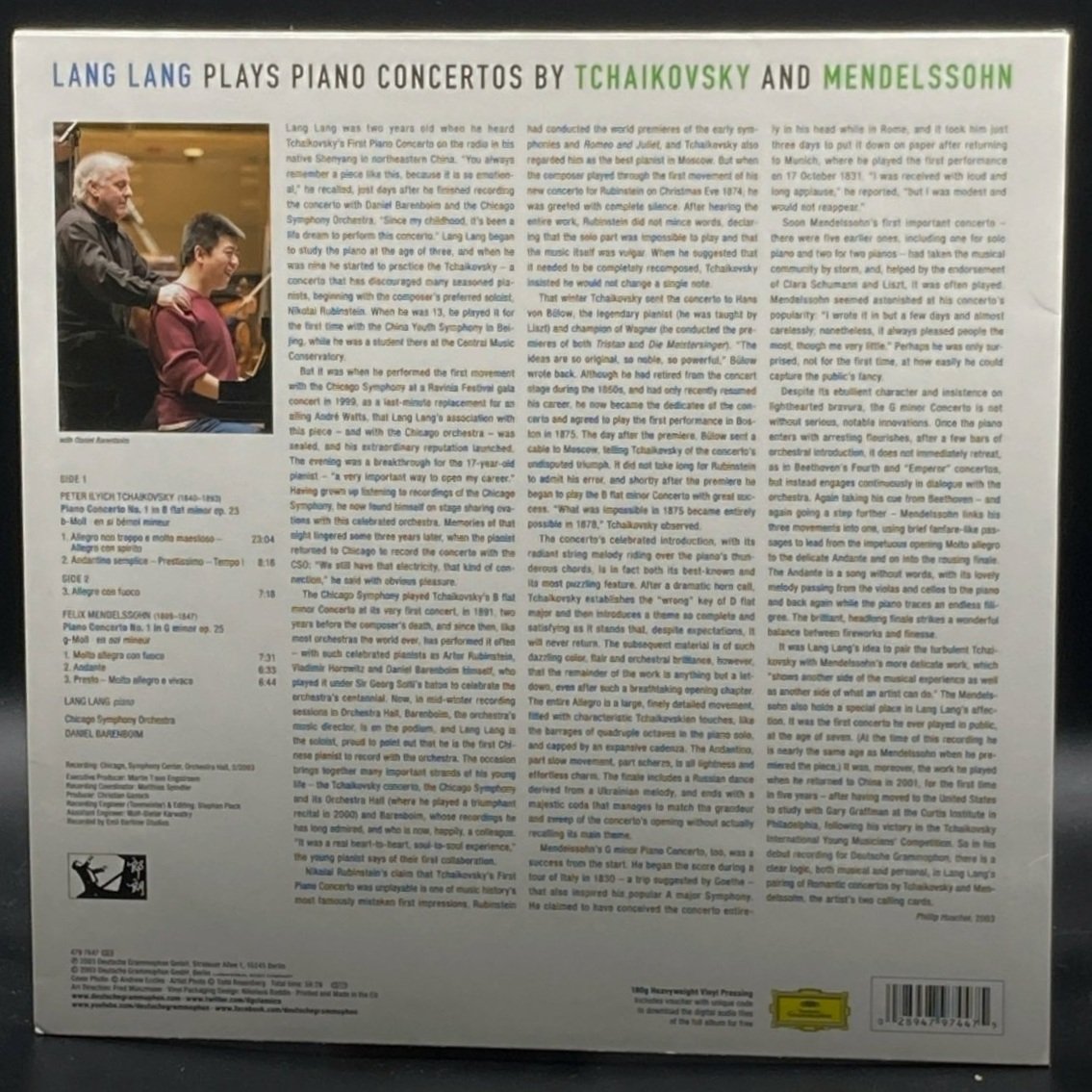 Tchaikovsky & Mendelssohn (Lang Lang & The Chicago Symphony Orchestra) - First Piano Concertos