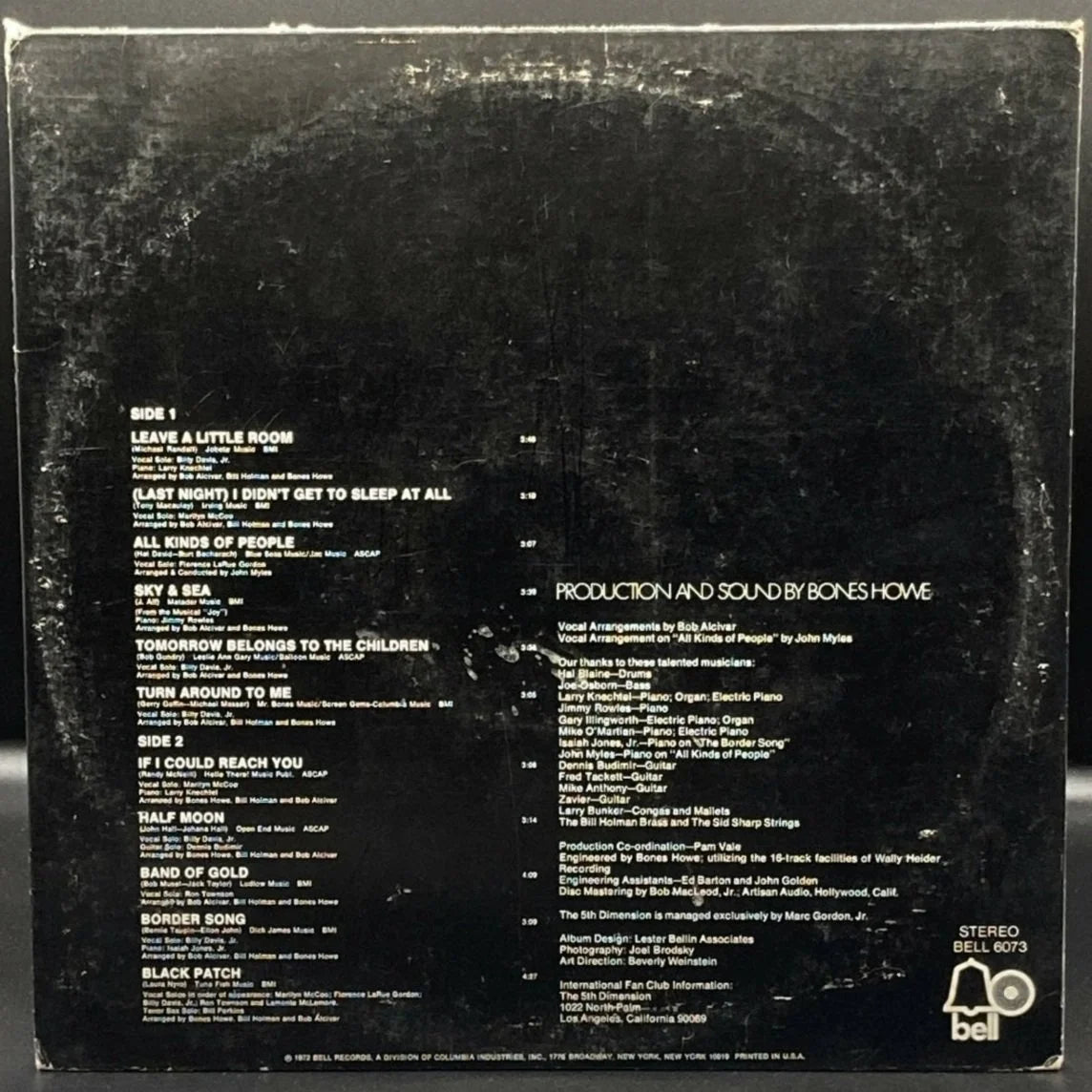 The 5th Dimension - Individually & Collectively