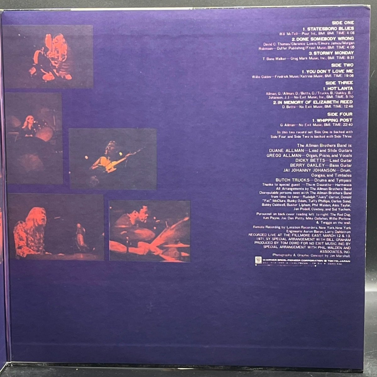 The Allman Brothers Band - At Fillmore East