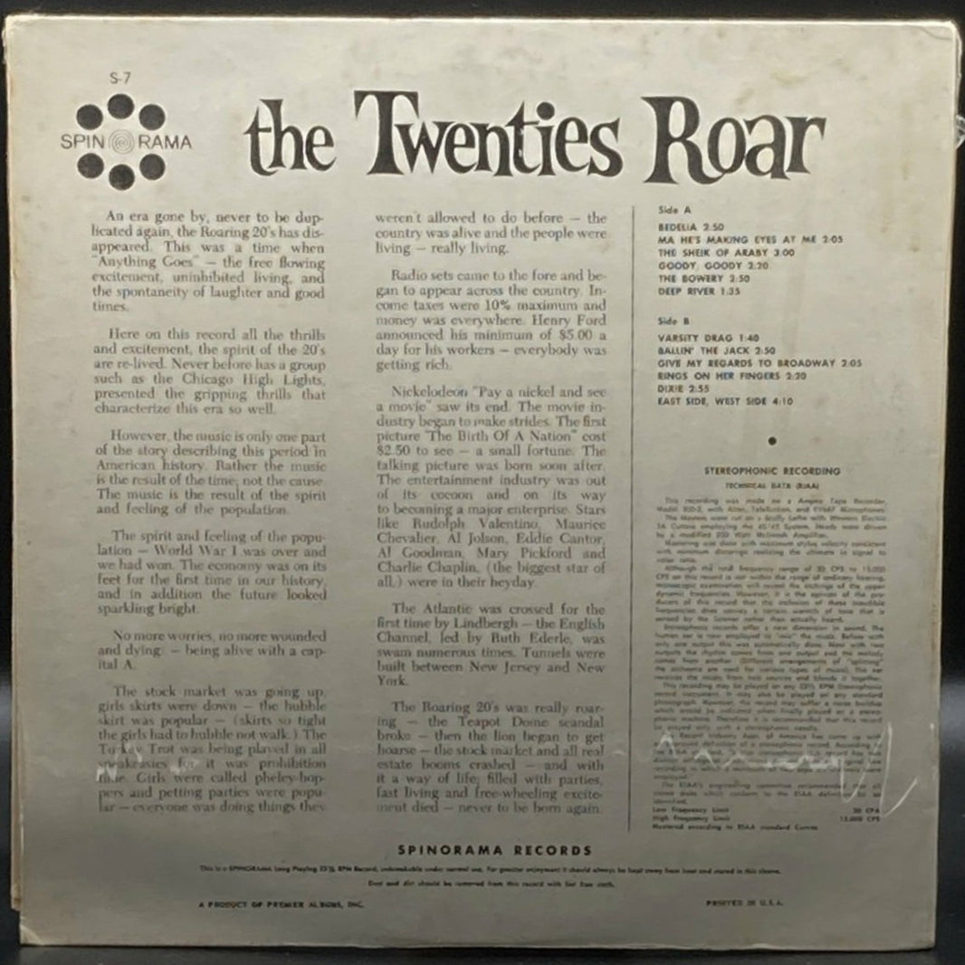 The Chicago High Lights - The Twenties Roar
