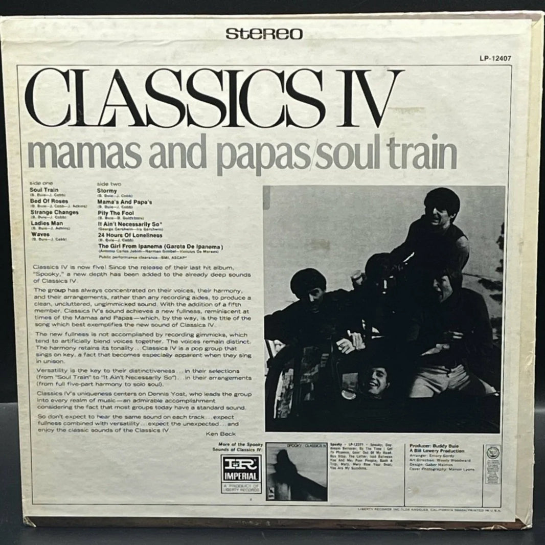 The Classics IV - Mamas And Papas/Soul Train