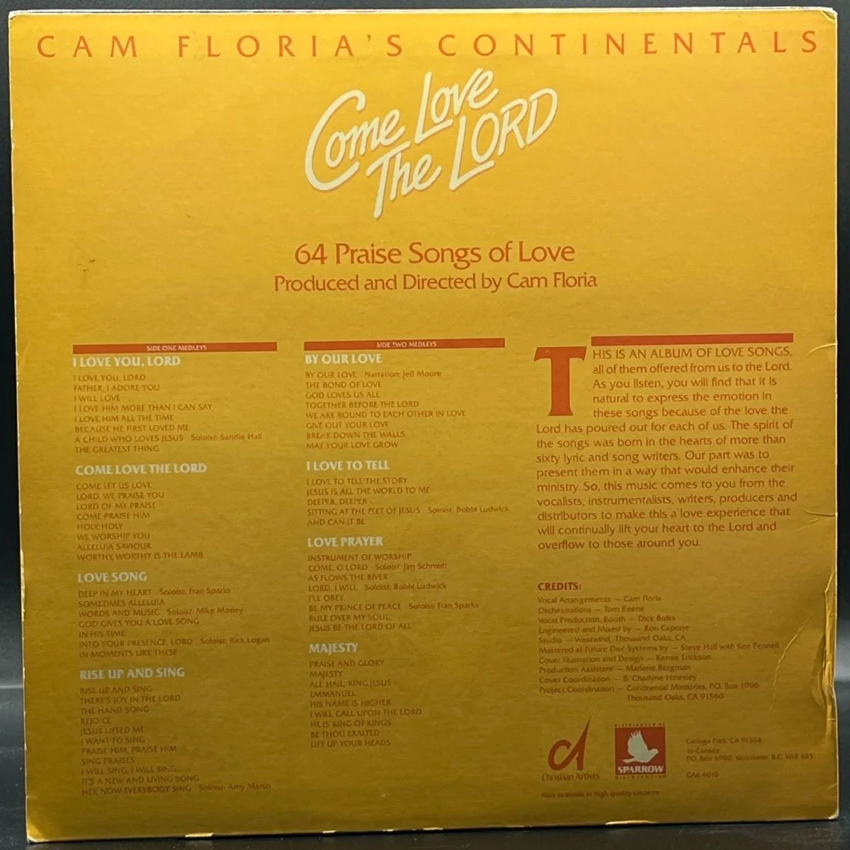 The Continental Singers - Come Love The Lord