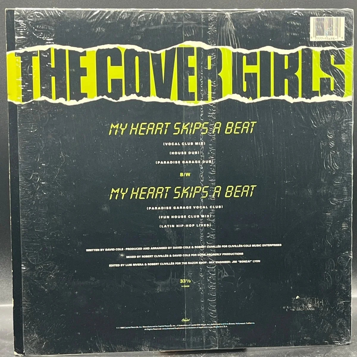The Cover Girls - My Heart Skips A Beat (Single)