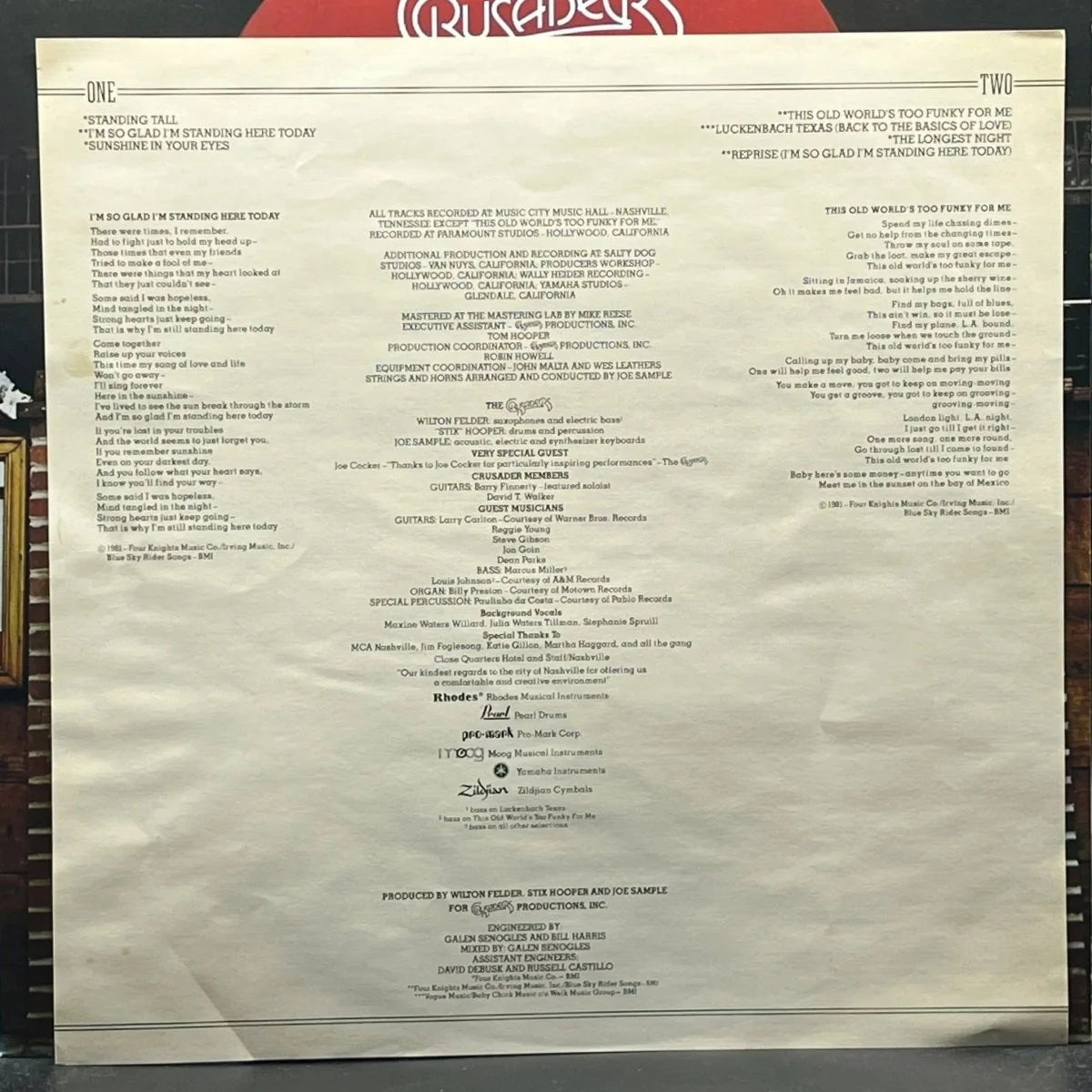 The Crusaders - Standing Tall