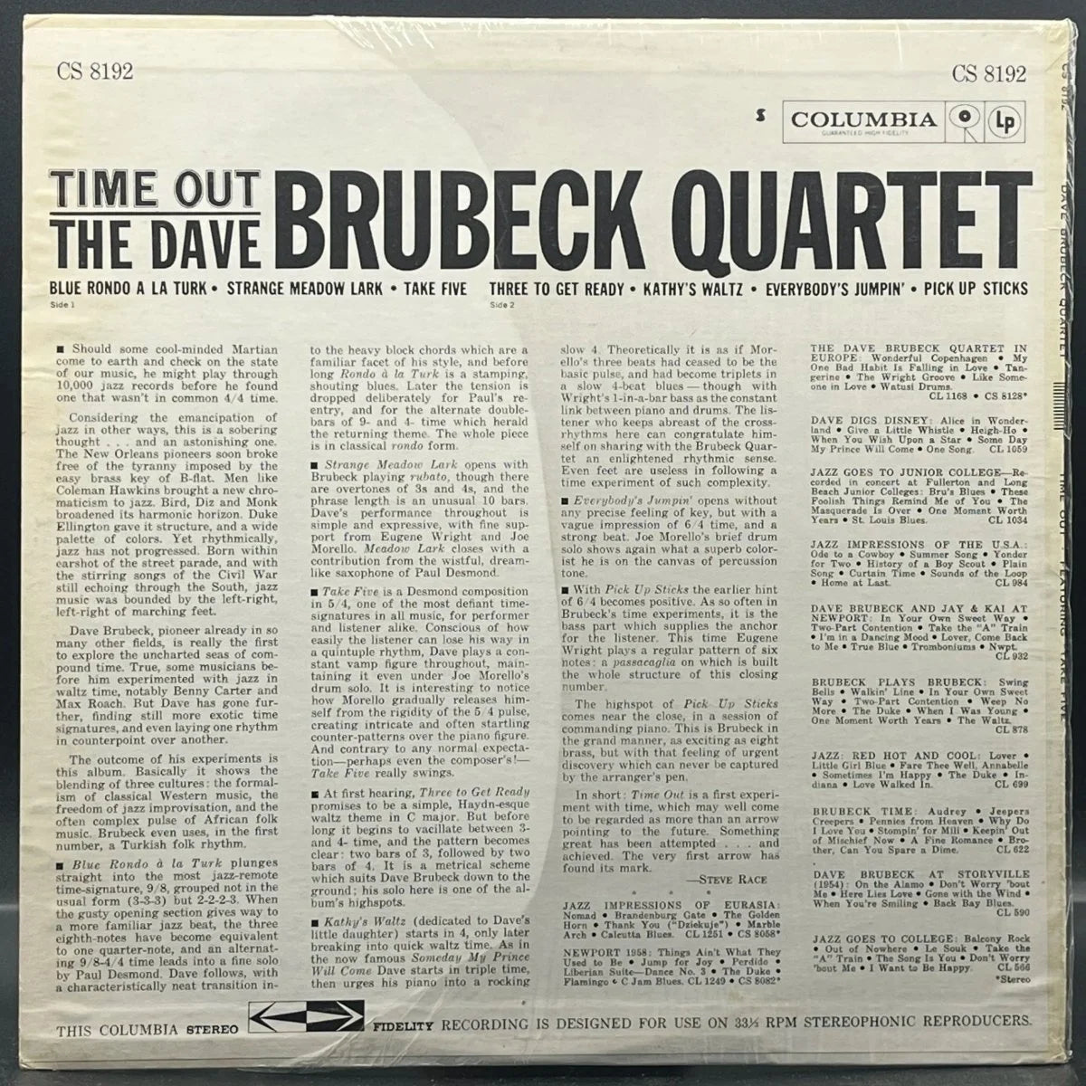 The Dave Brubeck Quartet - Time Out