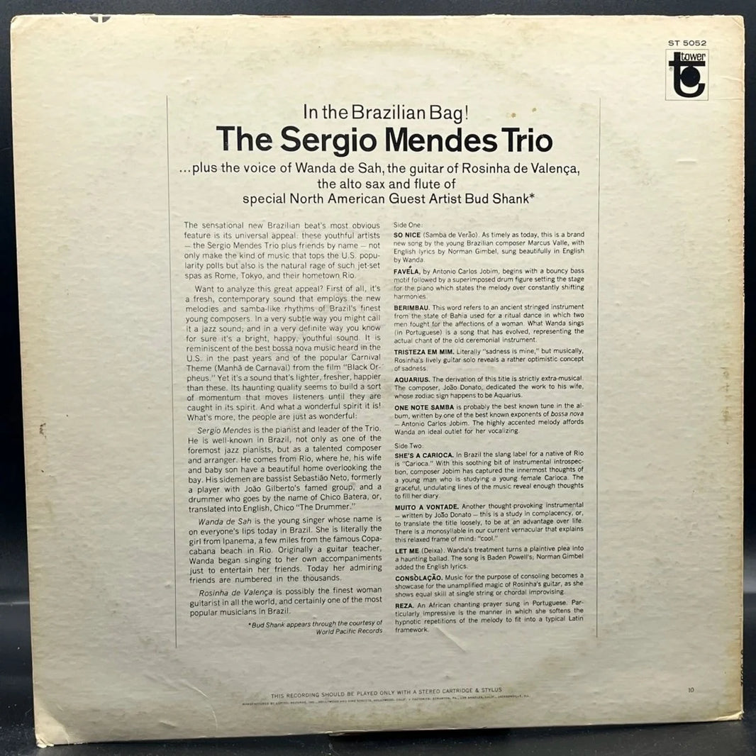 The Sergio Mendes Trio - In The Brazilian Bag