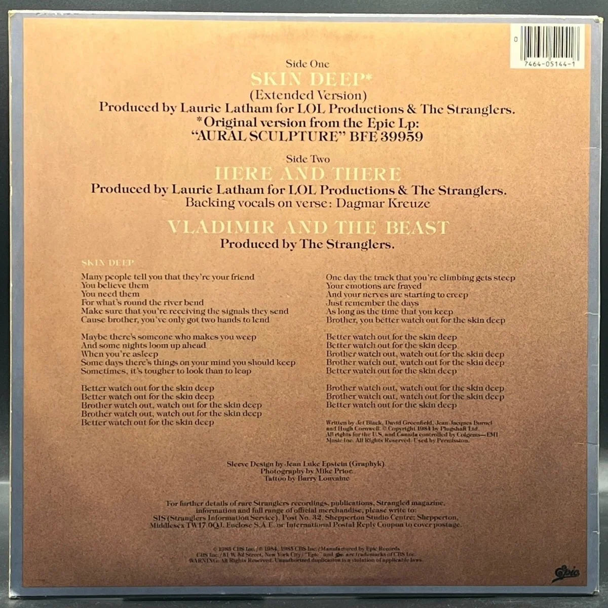 The Stranglers - Skin Deep (Single)