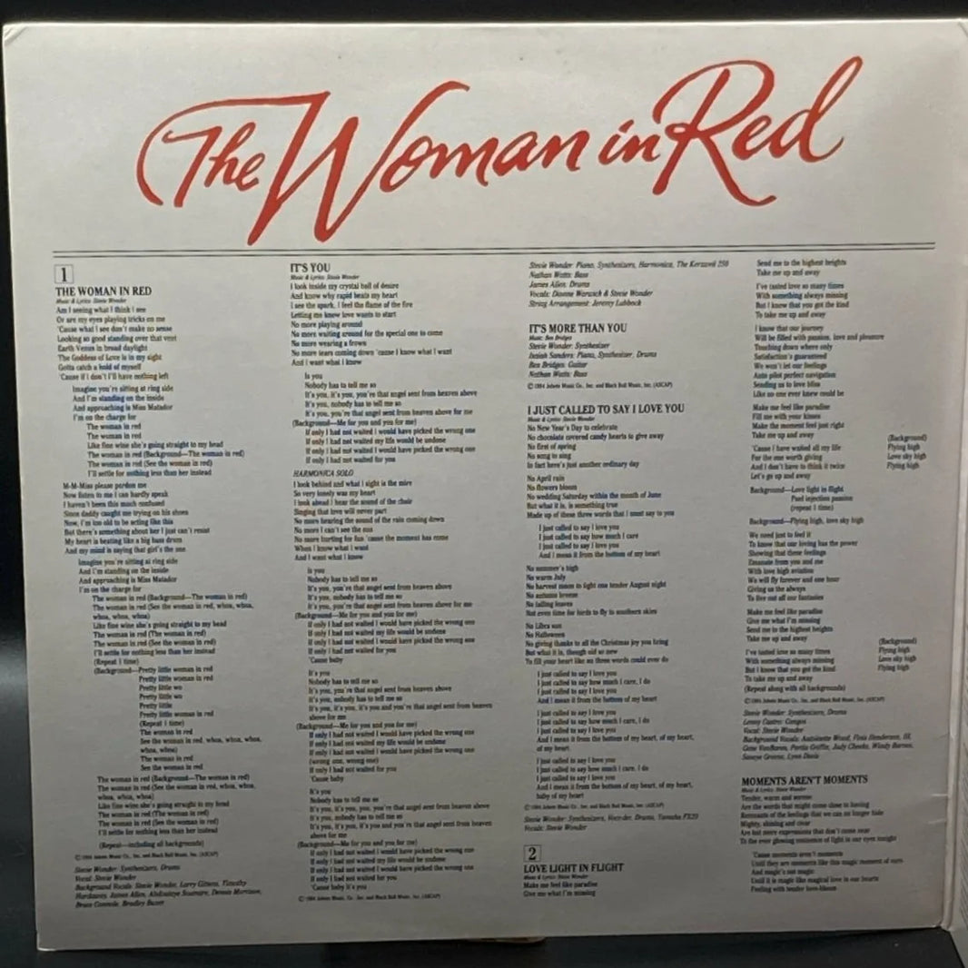 The Woman In Red (Selections from The Original Motion Picture Soundtrack)
